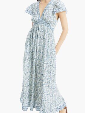 Max Studio Floral Maxi Dress - Spring Dress, Wedding Guest Dress